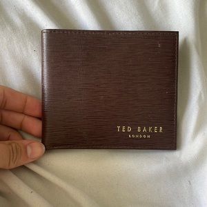 NWOT Ted Baker Brown Leather Wallet